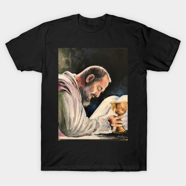 Padre Pio - Into the Mystic T-Shirt by artdesrapides